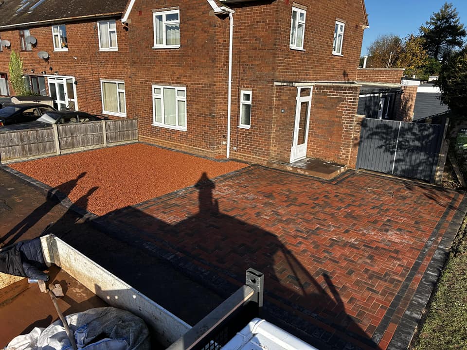 Block paving driveway in Worcester by B R Building and Landscapes