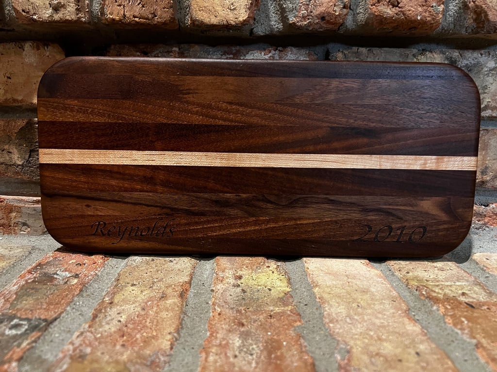 walnut maple stripe