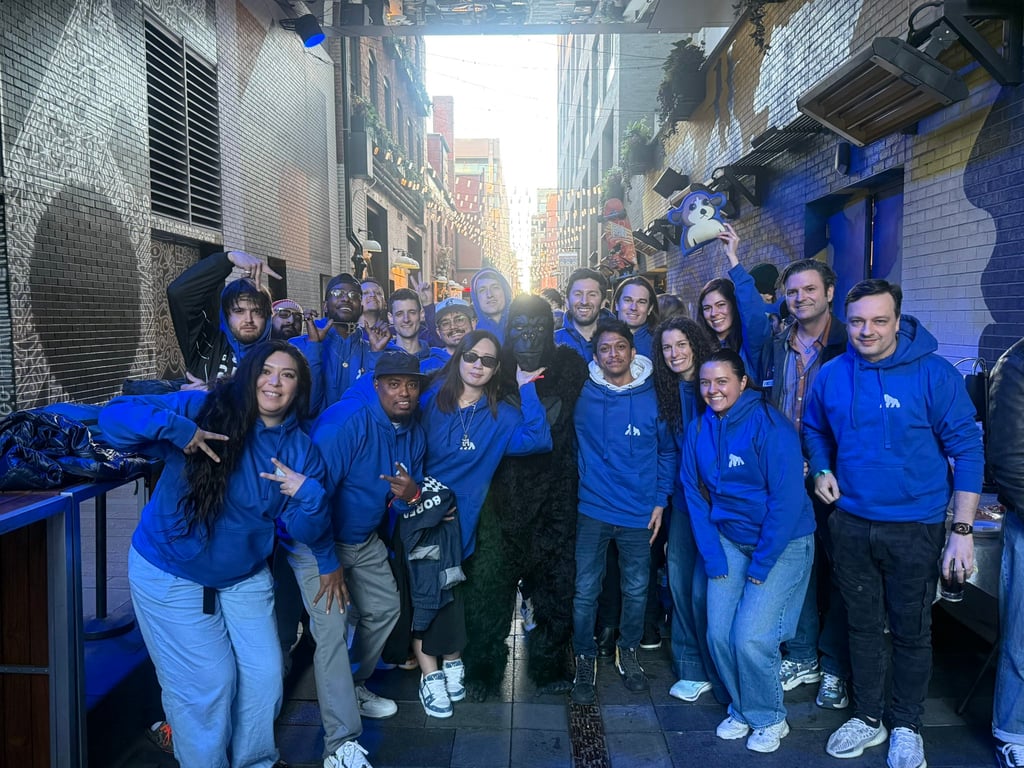 ApeChain Community with Bush Baby Pillow