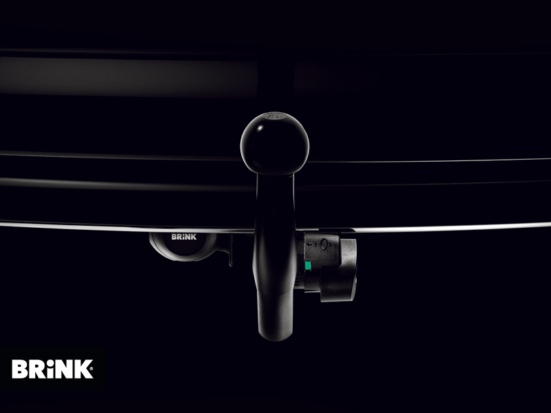 Brink towbar close-up showing high-quality towbar fitting equipment.
