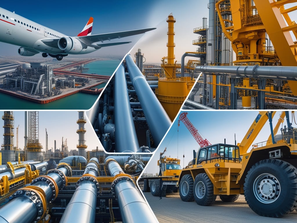 Custom high-strength bolt used in UAE oil pipeline installation