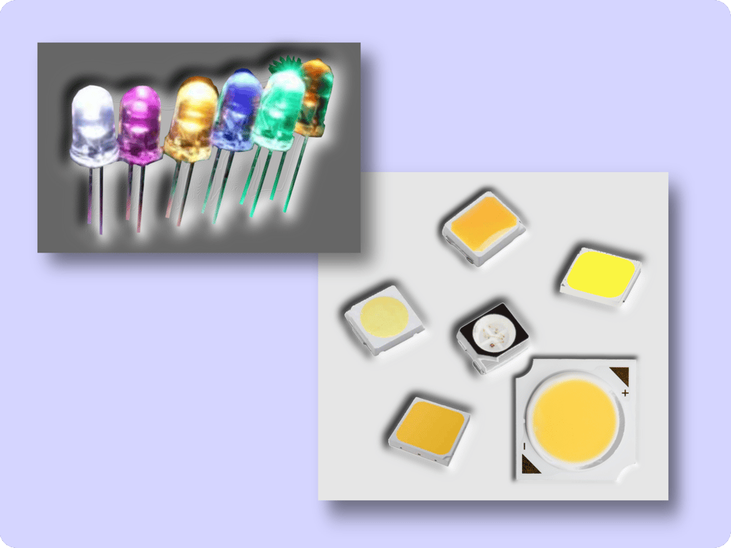 Tipos de LED: Sinalização e Iluminação