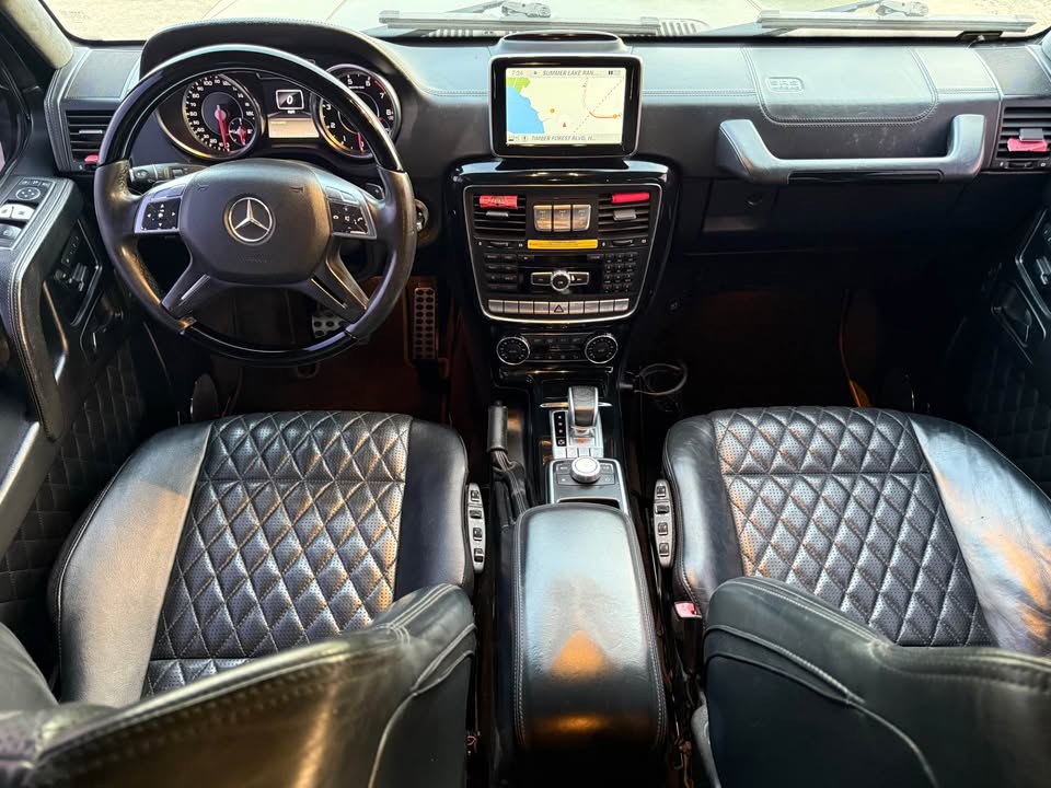 G-wagon black car detailng interior