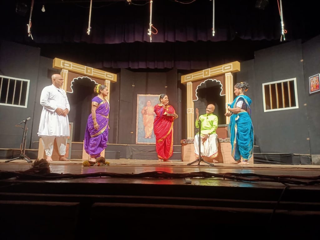 Glimps of "Sangeet Double Life" performed at Maharastra State Sangeet Natya Spardha
