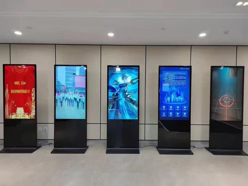 CLARATECH VERTICAL ADVERTISING MACHINE AT OFFICE 