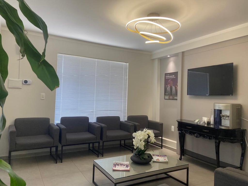 Sala de espera da Innovare Centro Auditivo