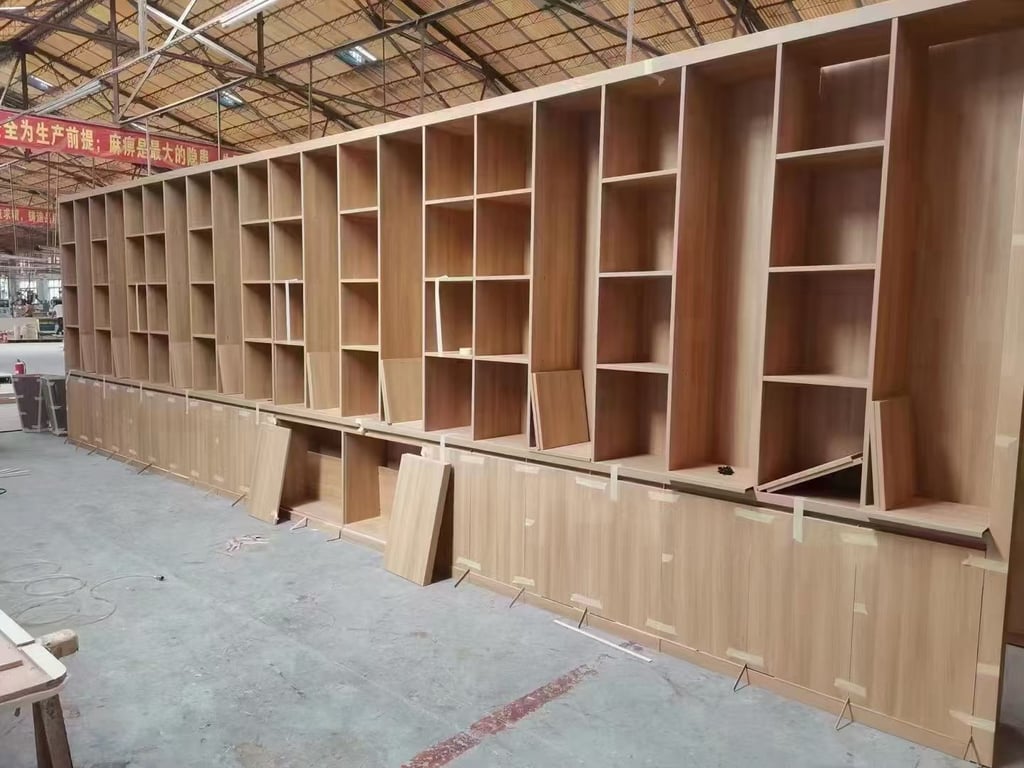 trial assembly of cabinet