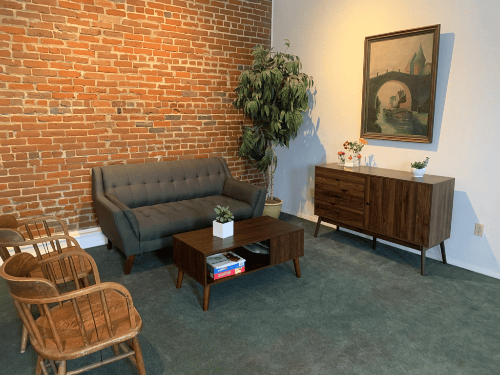 Private therapy office of Debbie Timm, LMFT, located in Fallbrook, CA