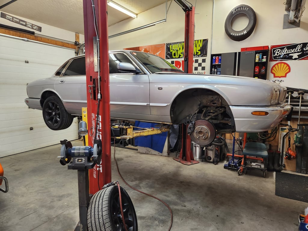 Jaguar frame rust repair