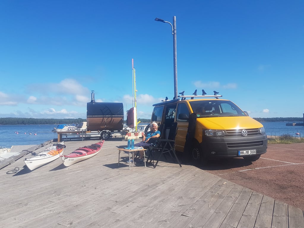 Bulli Kajak auf Aland Inseln