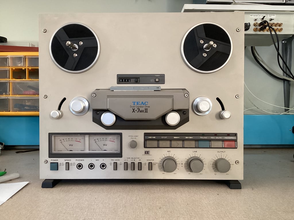 Teac reel to reel deck lubricated and calibrated