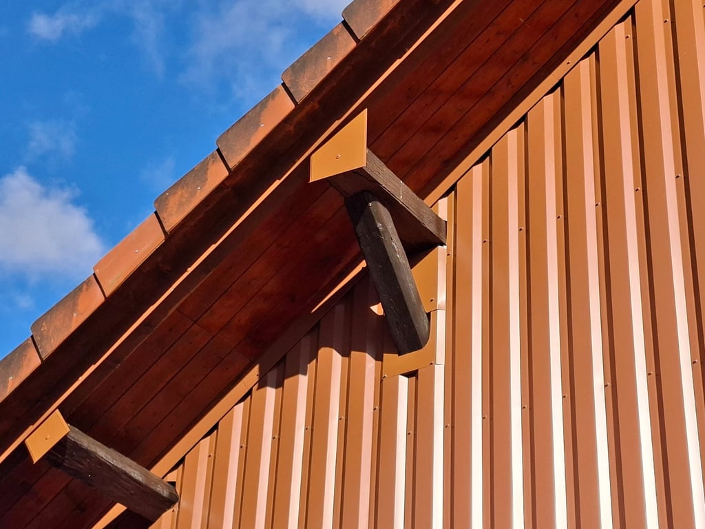 Détails de zinguerie dans le sundgau.