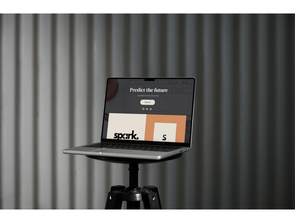 mockup d'un site Web avec un Mac