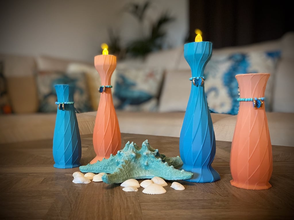 3d print kandelaars Bello Beach door mirjam millenaar