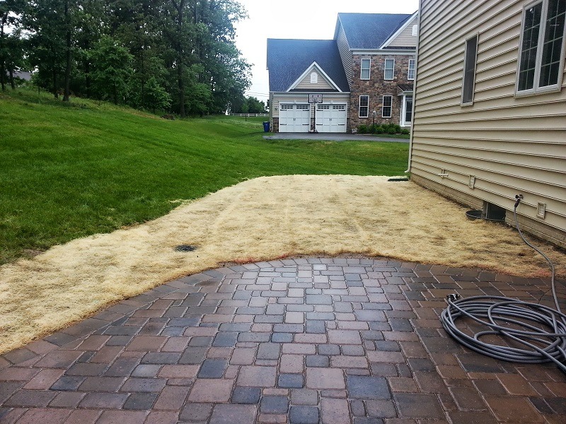 picture showing pavers helping prevent erosion