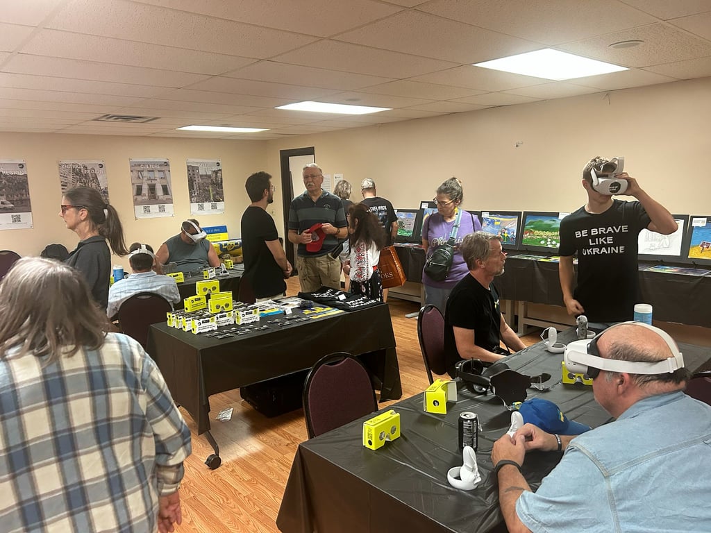 People at the Ukrainian Festival in Minnesota