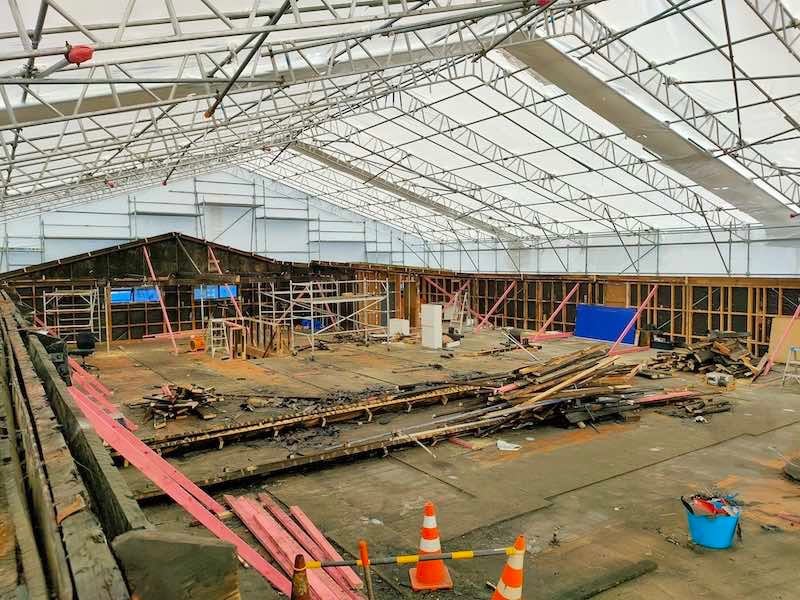 Fire rebuild - PlaceMakers demolition - CHR Builders Mangawhai