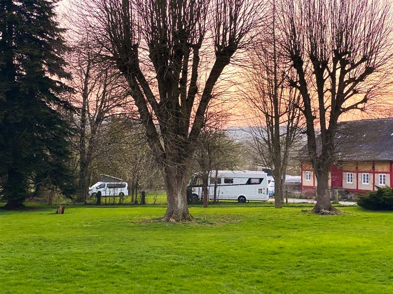 Aire de stationnement de camping-car à la Gentilhommière