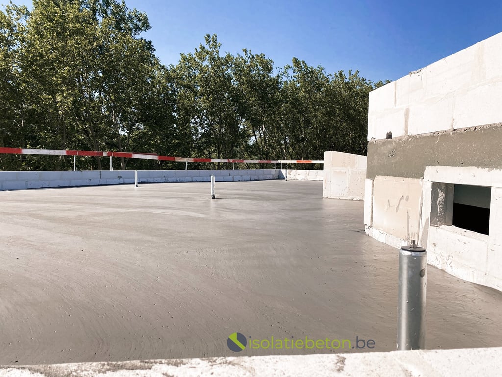 Hellingsbeton, schuimbeton nieuwbouw