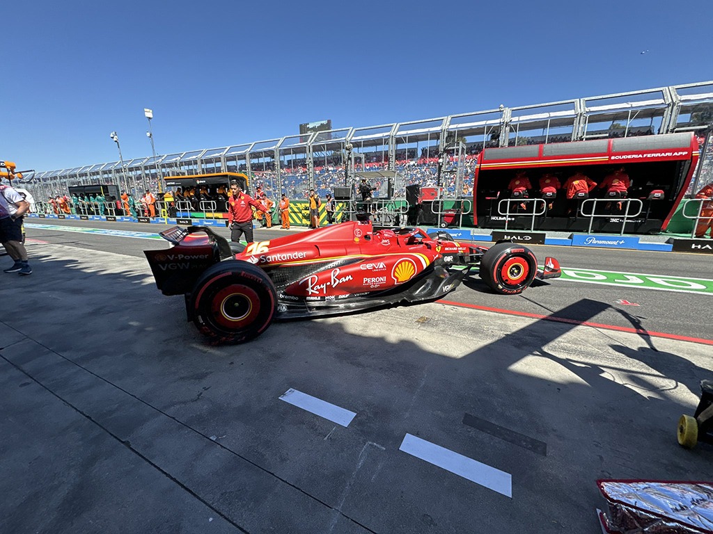 Charlesas Leclercas Ferrari