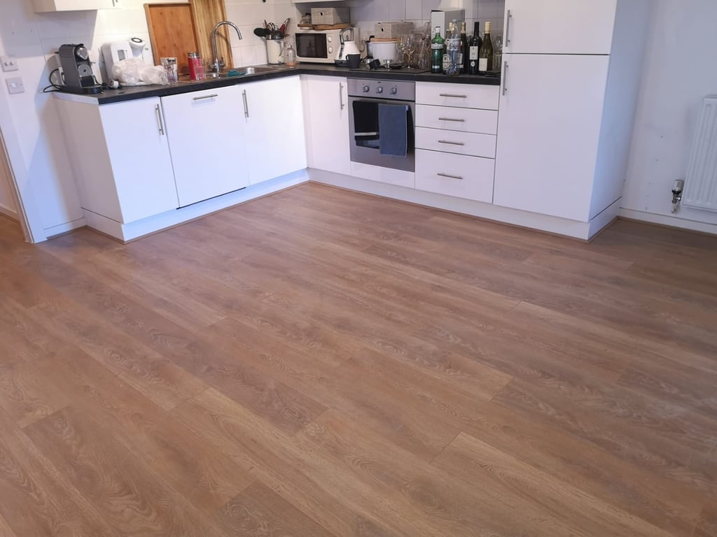 LVT Flooring Installation carried out by Pro Fittings in Stratford
