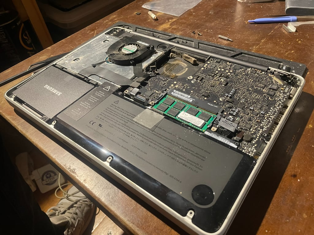 Dépoussiérage MacBook Pro 