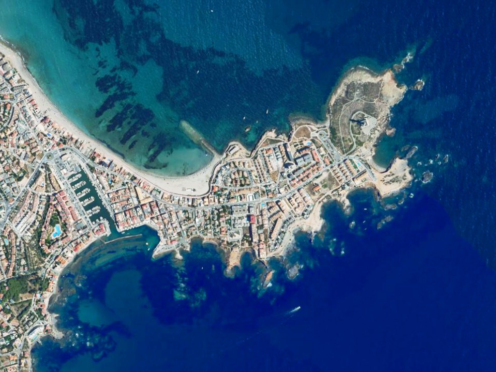 cabo de palos ortofotomar menor murcia