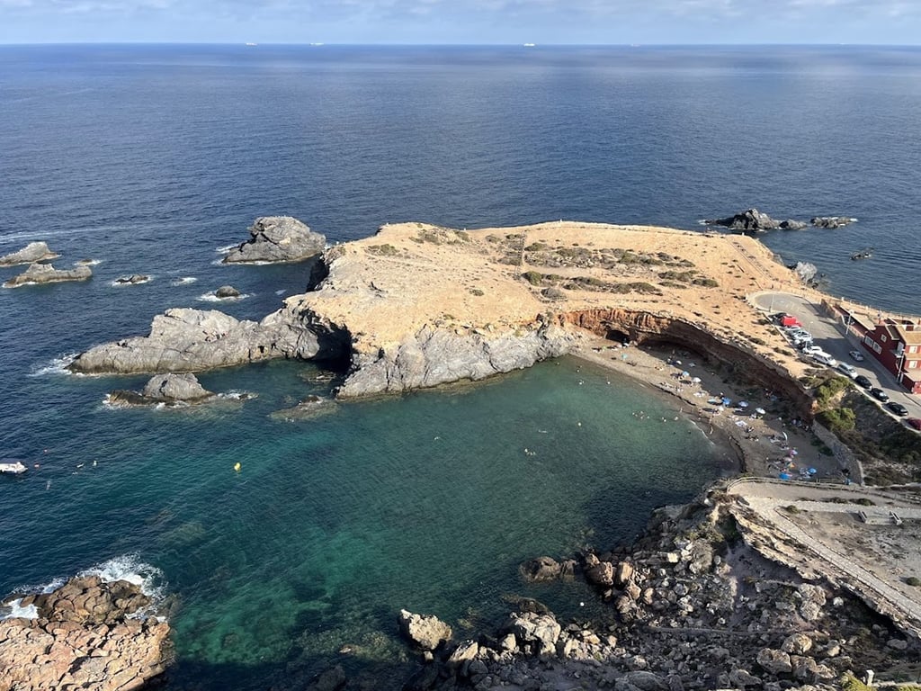Calafría playa cabo de palos murcia