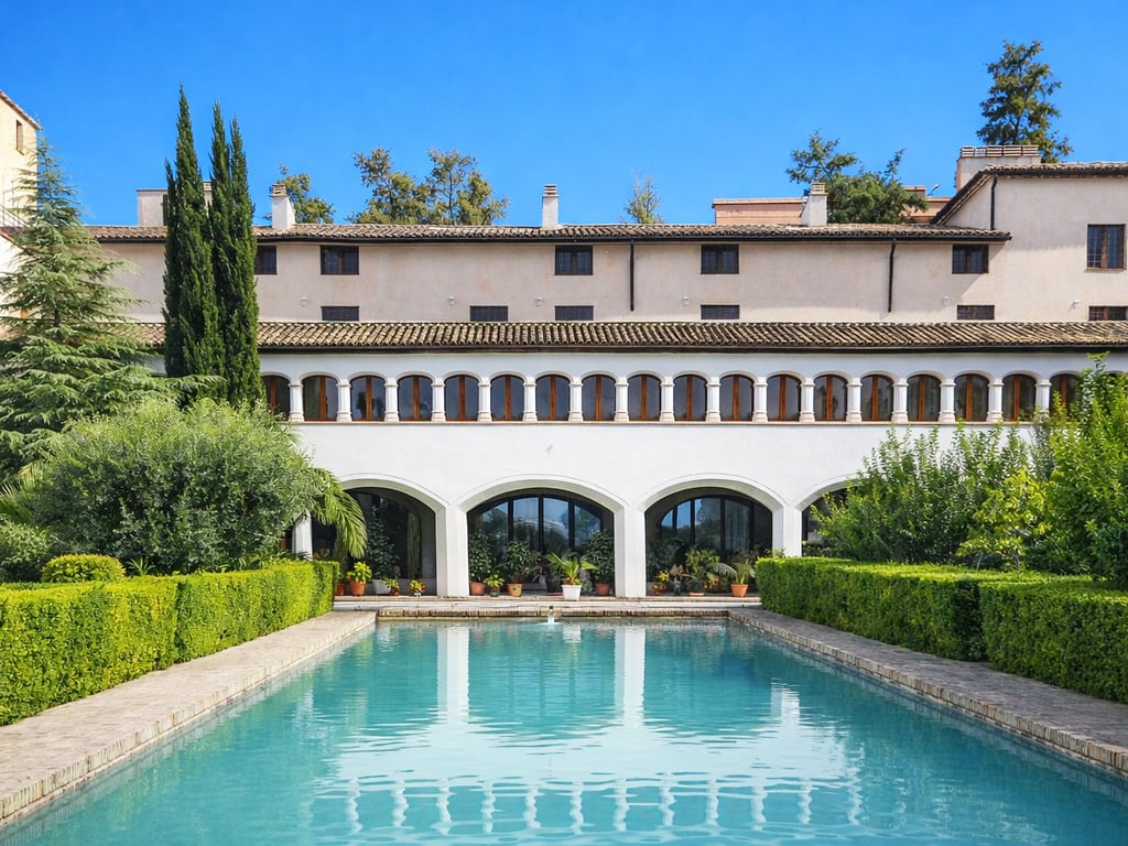 Alberca islámica monasterio santa clara la real murcia