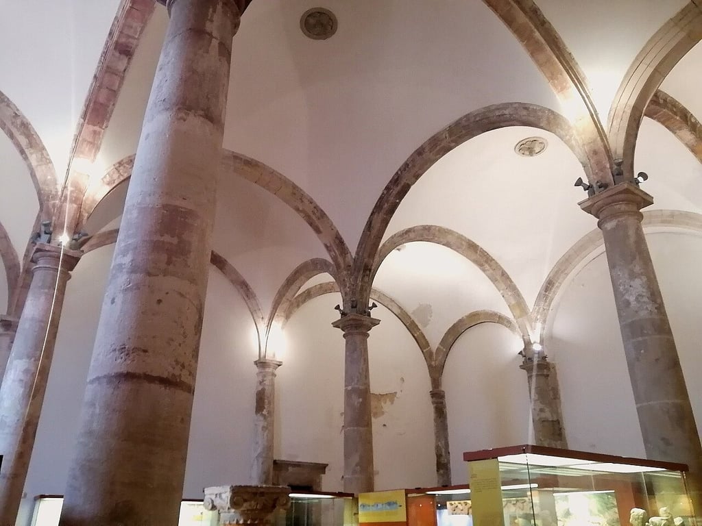 Interior of the Archaeological Museum in Caravaca, housed in a former 16th-century church. Photo by