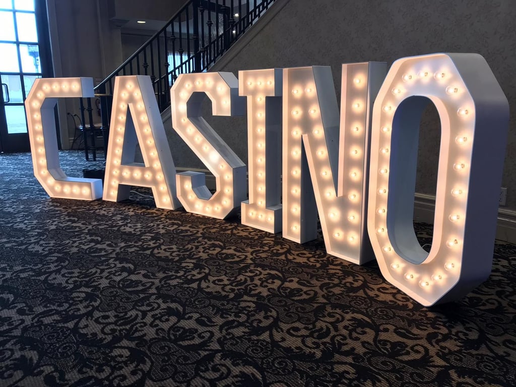 LED Casino Sign
