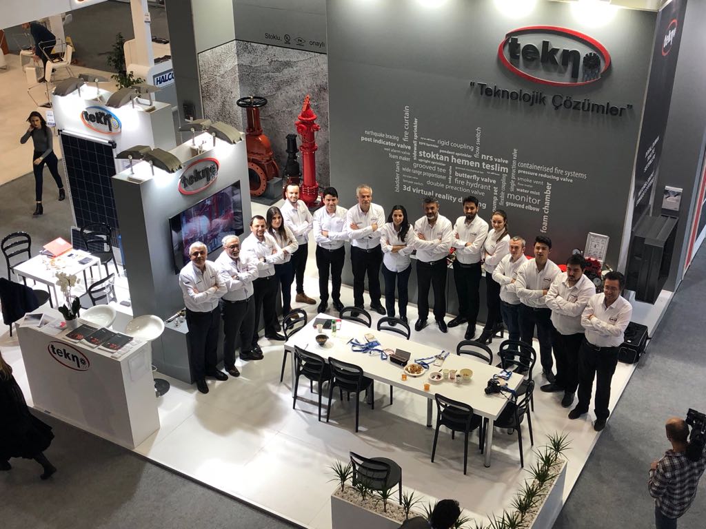 Tekno yangın Sodex fuarı