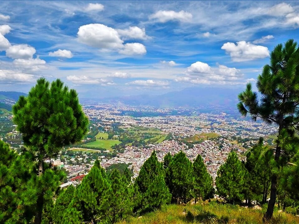 Panoramic view of Abbottabad 