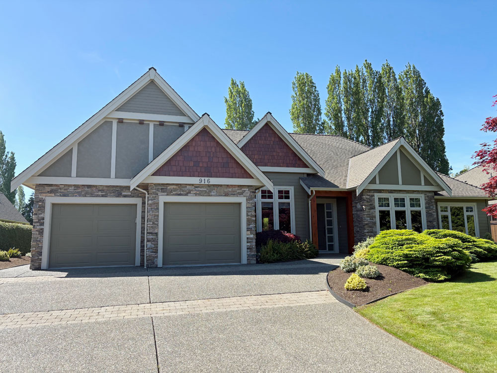 cedar shingle revitalization project in Qualicum Beach