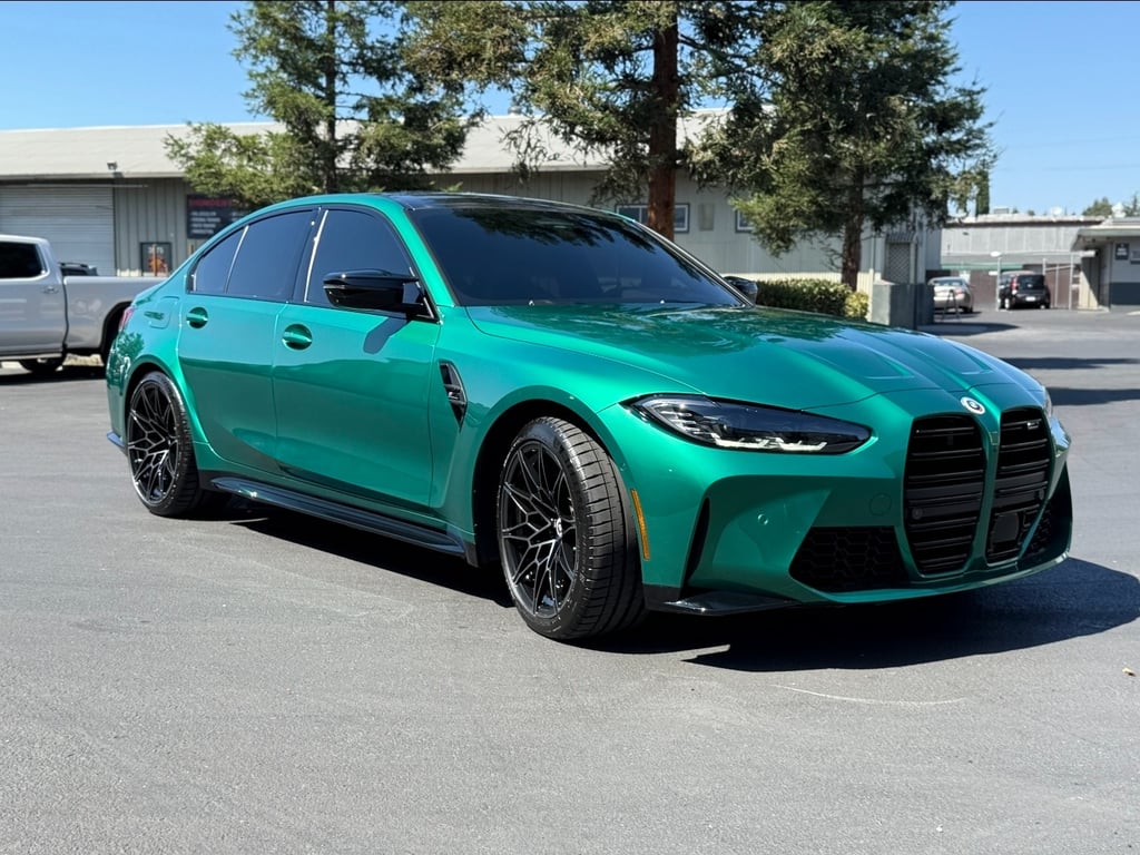 Full Gloss PPF application on BMW M3, Livermore.