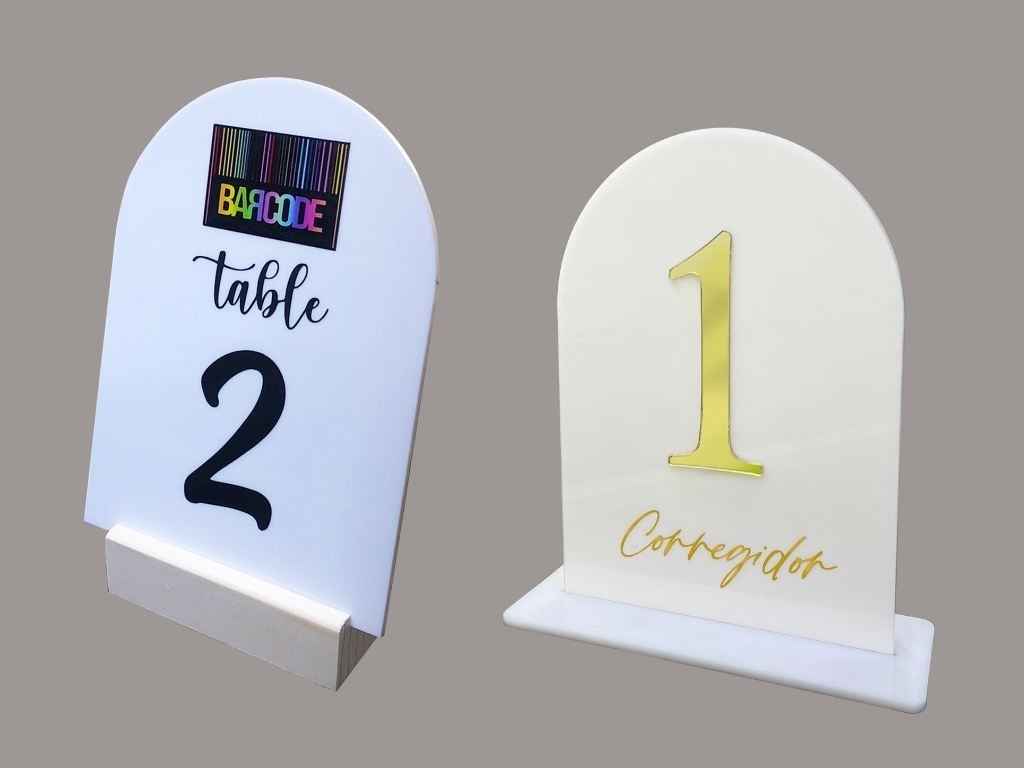 Table 2 and 1. table numbers