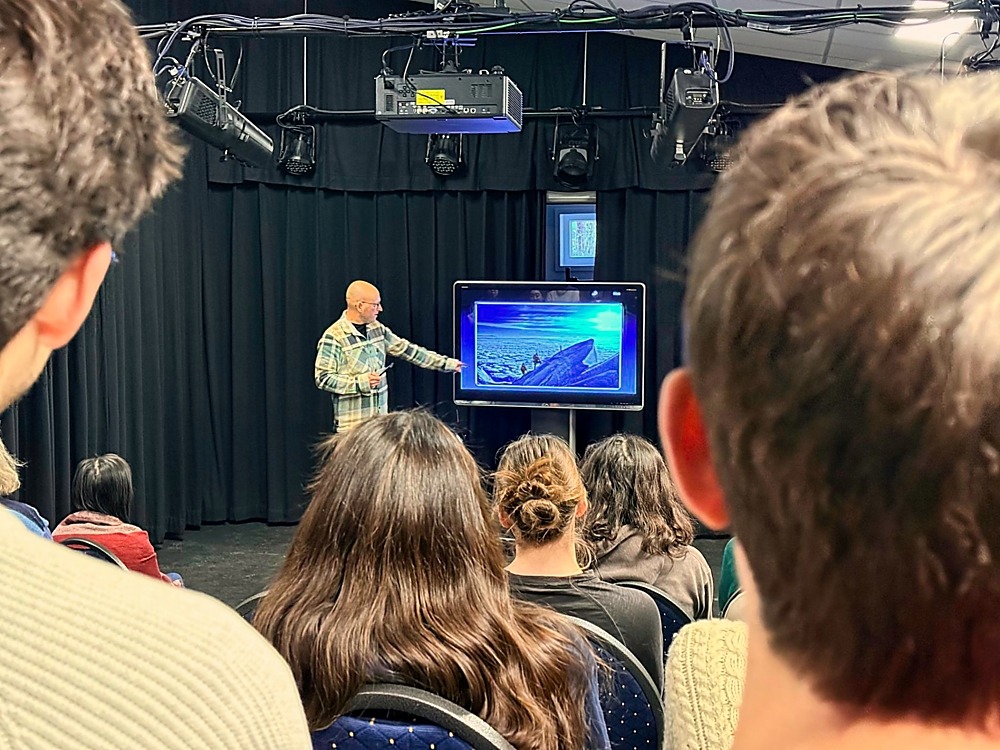 Kevin Augello giving a presentation