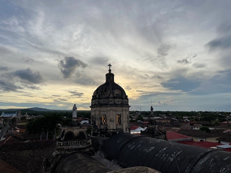 Nicaragua Granada Iglesia La Merced Reisen Umweltfreundeundlich