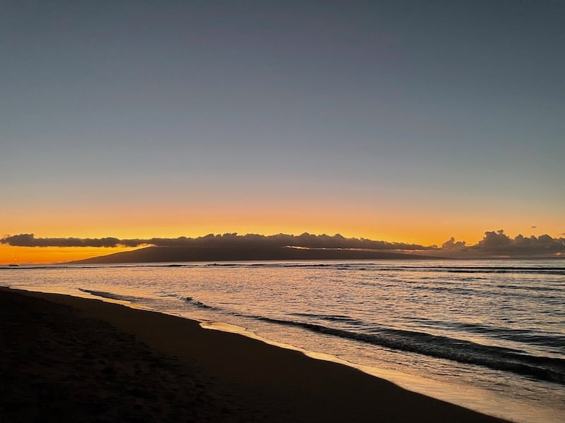 Puaunoa Beach Maui Hawai'i Sonnenuntergang