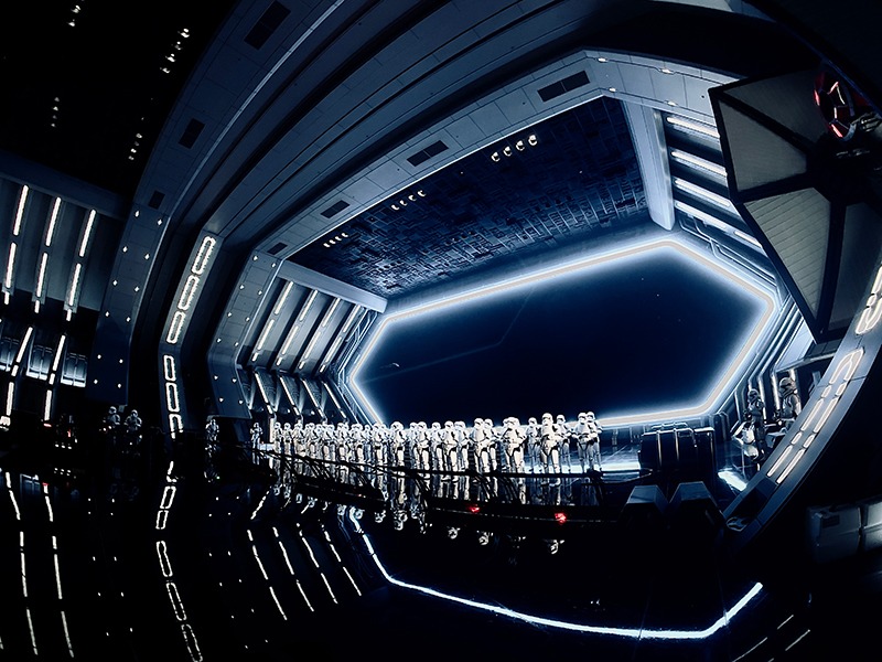 Rise of the Resistance inside Star Wars: Galaxy's Edge® at Disney's Hollywood Studios® Park.