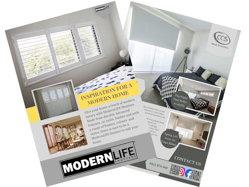 CCS Blinds & Shutters Tamworth Brochures