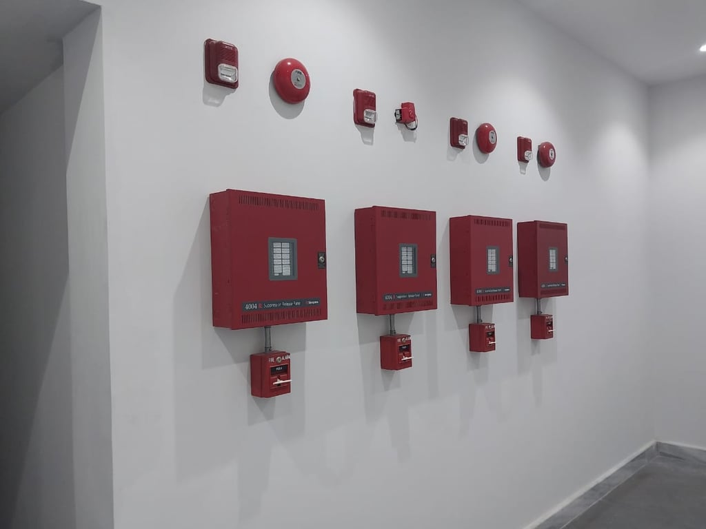 انظمة انذار حريق تقليدى ومعنونة تغطى كافة الاحتياجات