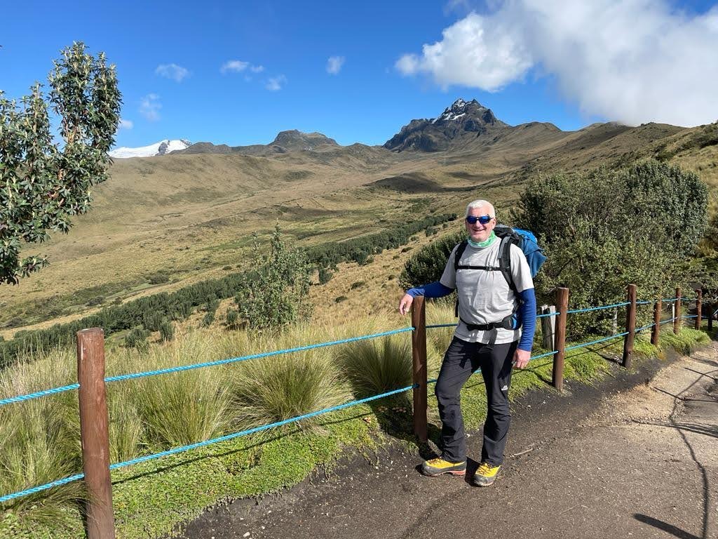 on the way to Rucu Pichincha Summit