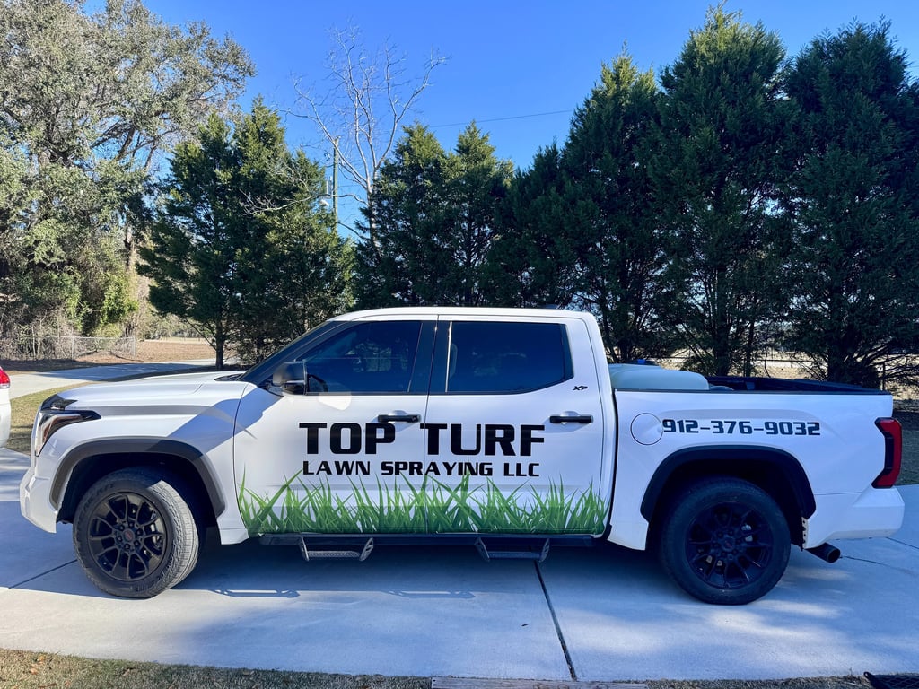 Top Turf Truck with logo