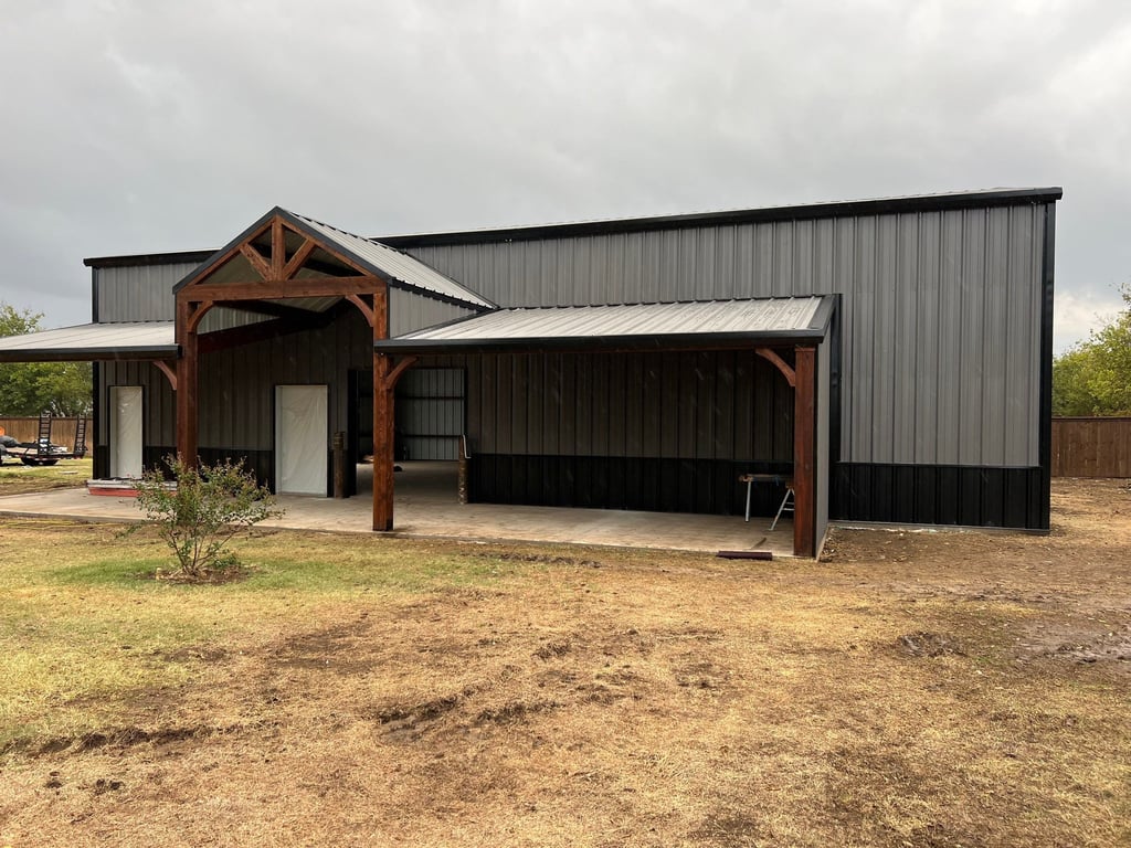 Shop Building with Small Pergola