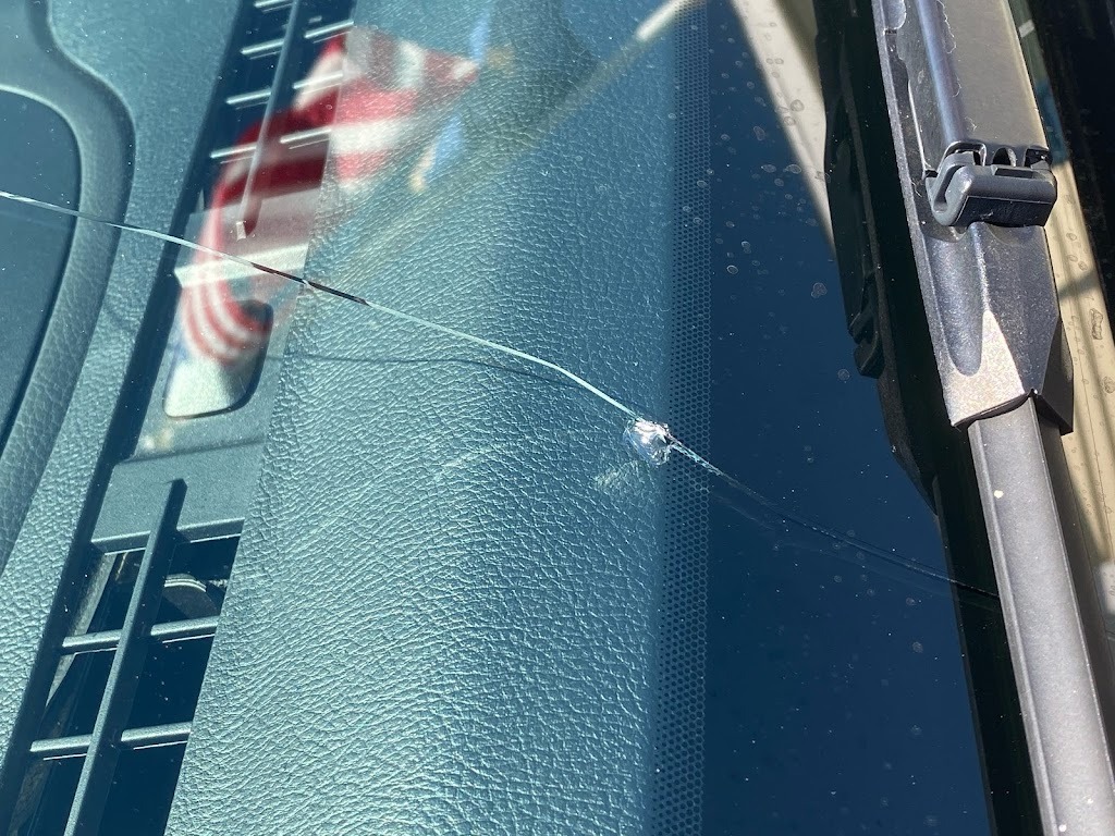 the crack or chip is less than 6 inches long