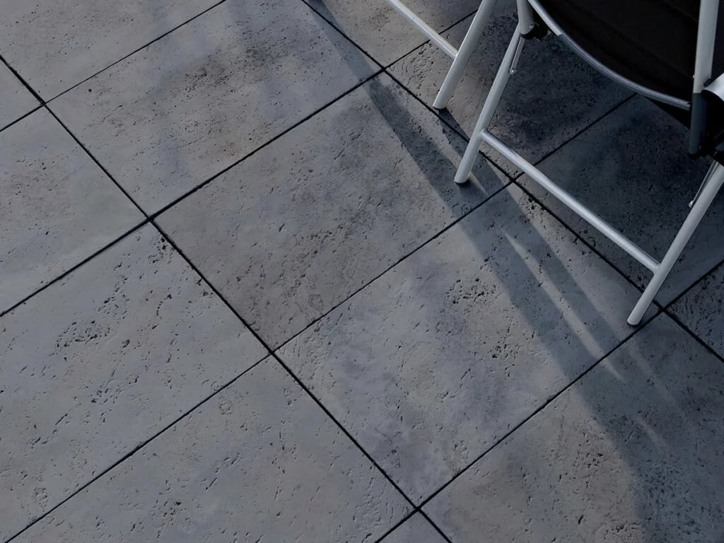 Travertine plytelės terasoms