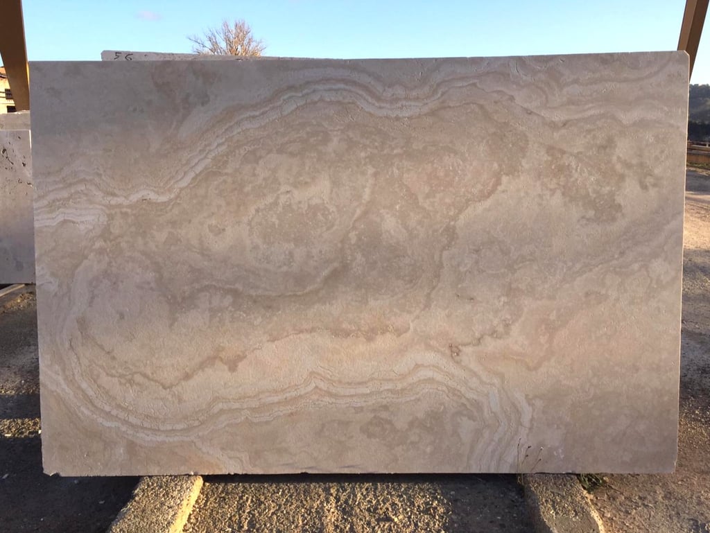 Brown Travertine Slab
