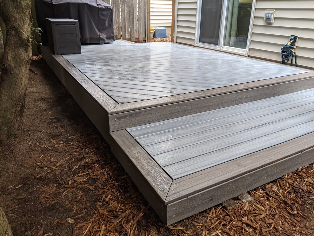 Composite Trex decking
