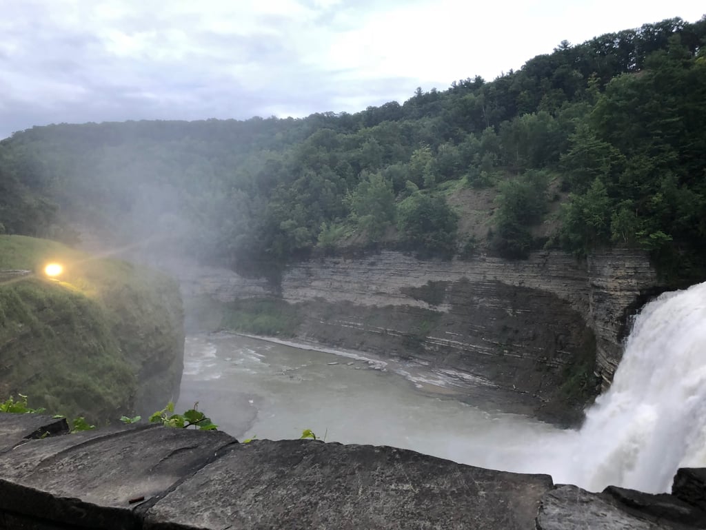 Otherworldly mists of Genesee Falls